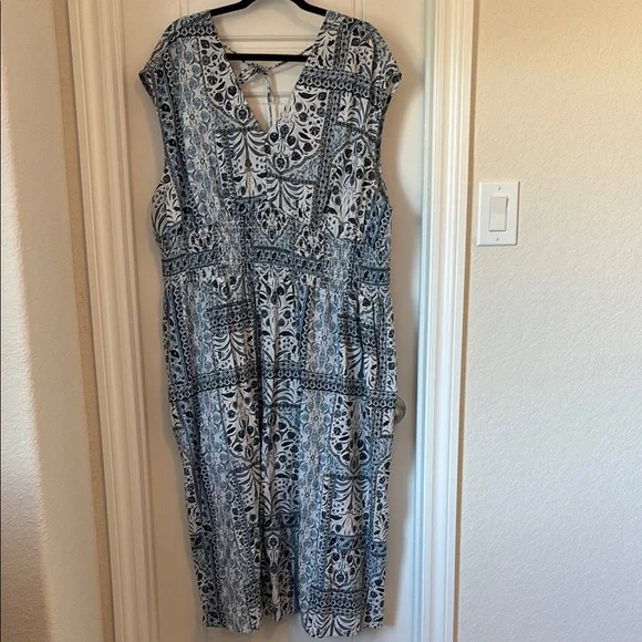 princess polly baby blue dress Old Navy | Dresses | Blue And White Patterned Old Navy Dress